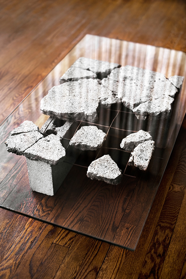 William-Fitzpatrick_Furniture-Design_Broken_Cement-Glass-Table_RHanelPhotography_0
